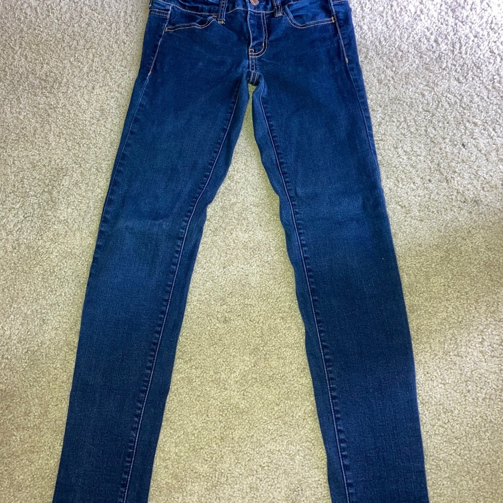AE - Dark Wash Super Stretch Jeggings
